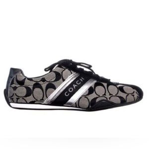 Coach Jayme suede shoes black